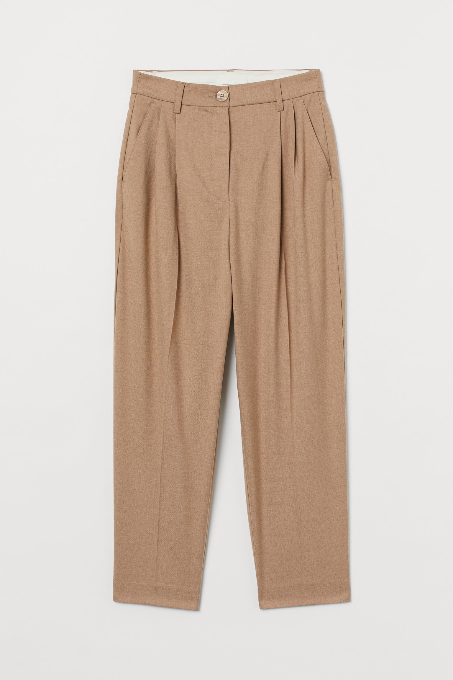

Брюки H&M  бежевый меланж 24128537851, Брюки H&M 40 бежевый меланж 24128537851