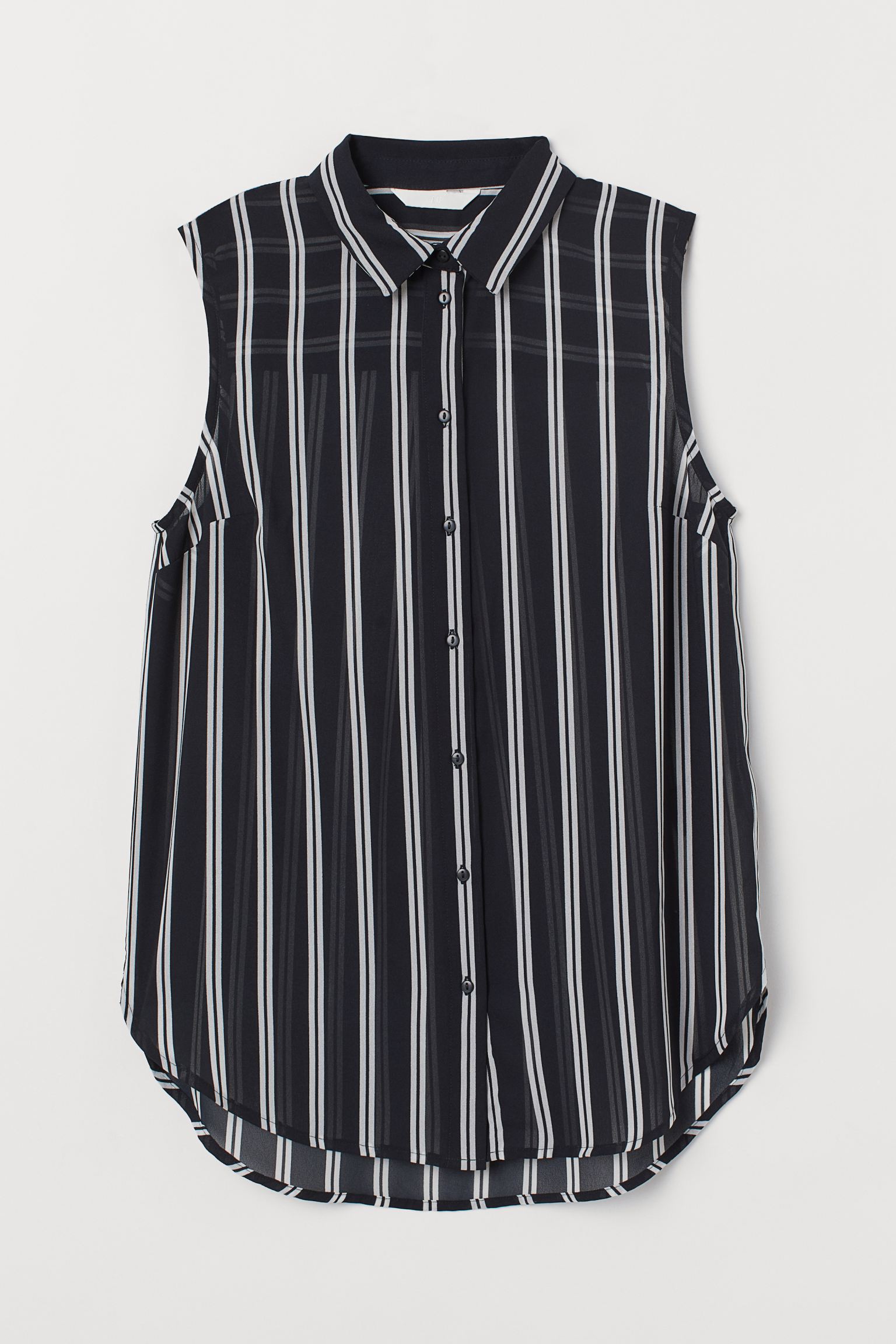 

Блуза H&M  черный полоска 17036970509, Блуза H&M 38 черный полоска 17036970509