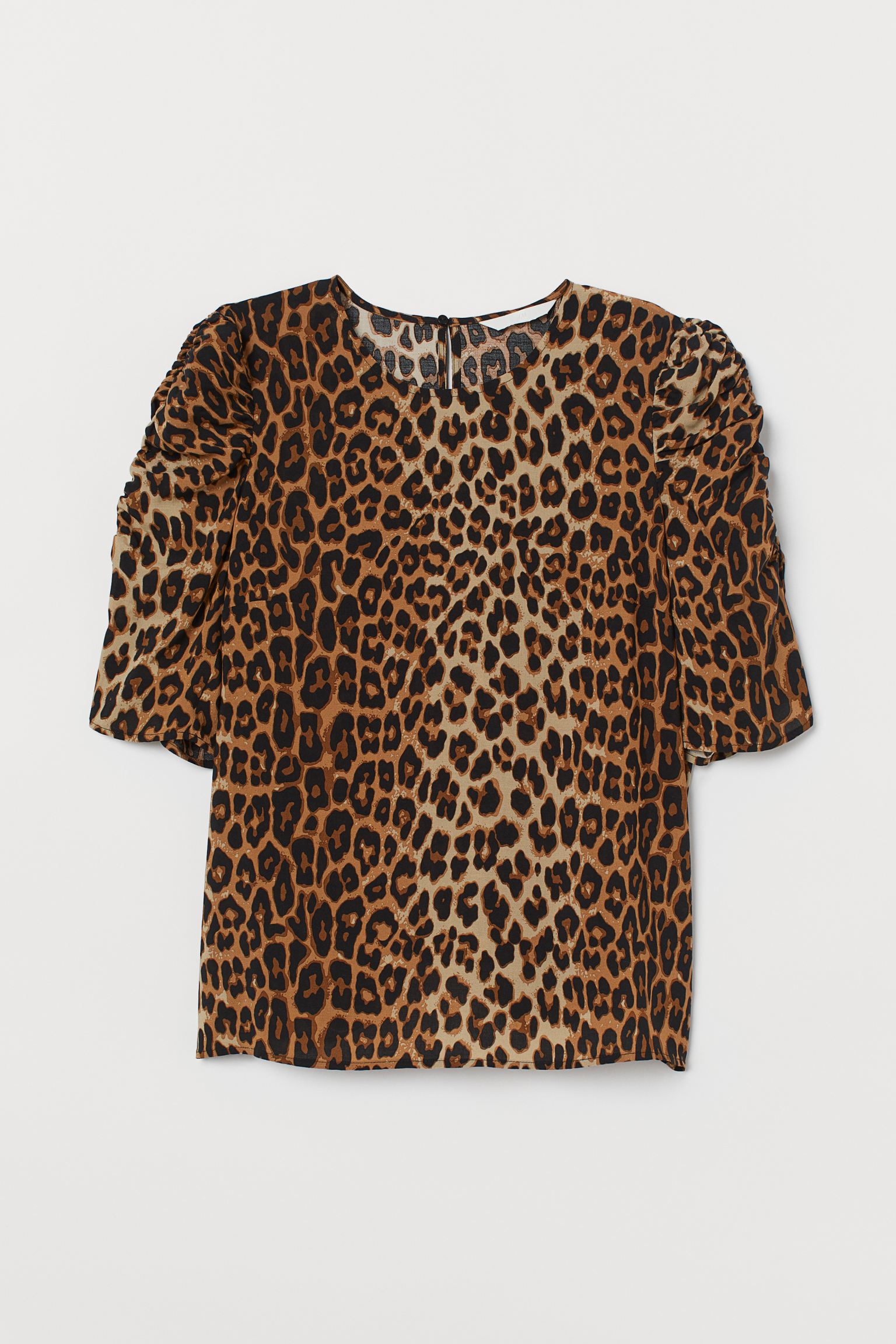 

Блуза H&M  бежевый леопард 17038406041, Блуза H&M 38 бежевый леопард 17038406041