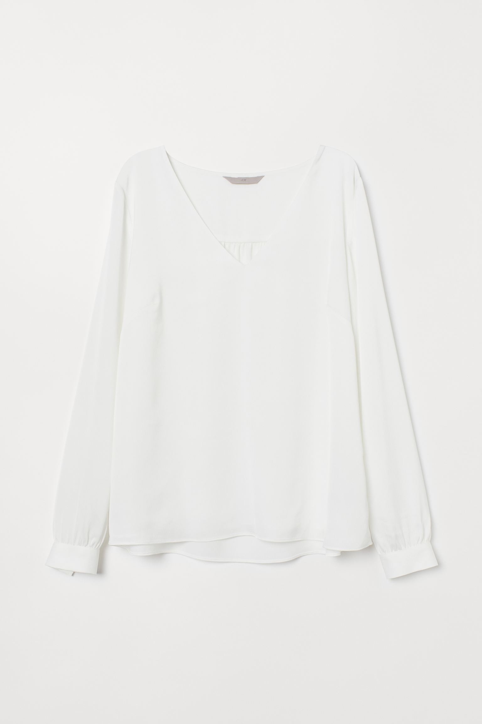 

Блуза H&M  белый 18047930250, Блуза H&M 44 белый 18047930250
