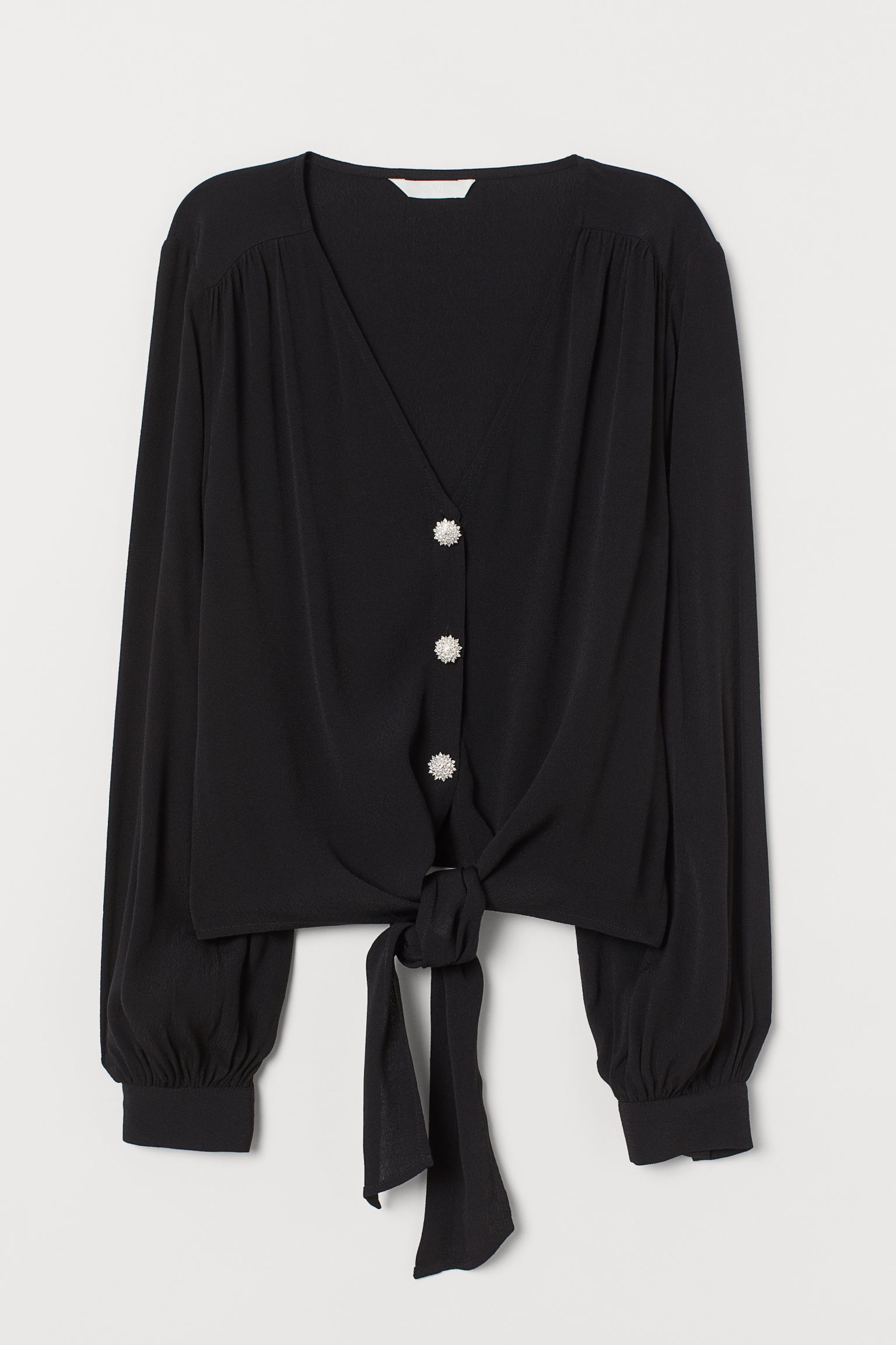 

Блуза H&M  черный 15038278060, Блуза H&M 42 черный 15038278060
