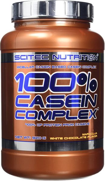 

Казеин 100% Casein Complex Scitec Nutrition маракуйя белый шоколад 920 г (SN092)