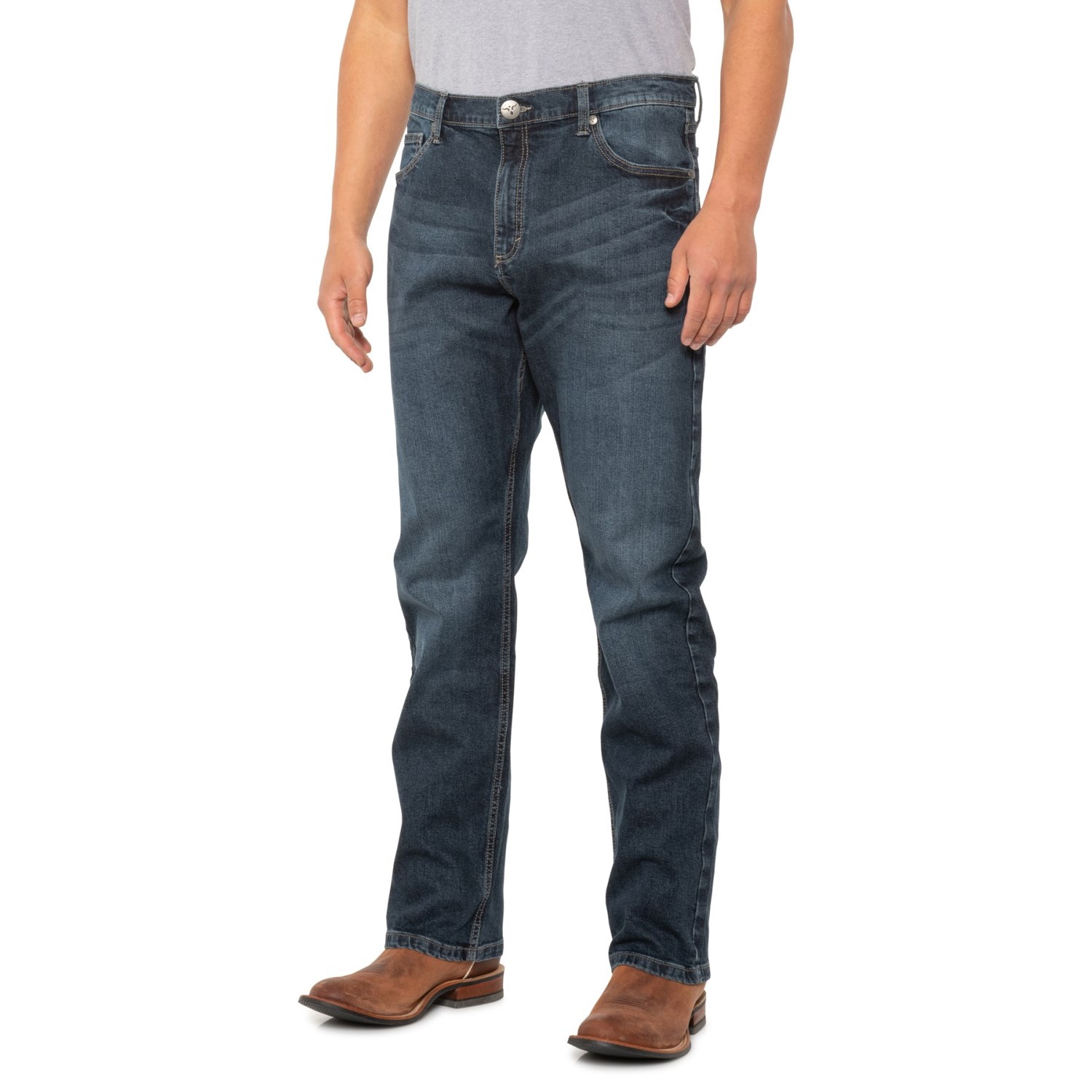 

Джинсы Wrangler 20X No. 44 Slim Jeans - Straight Leg Ink Blue, 36W 32L