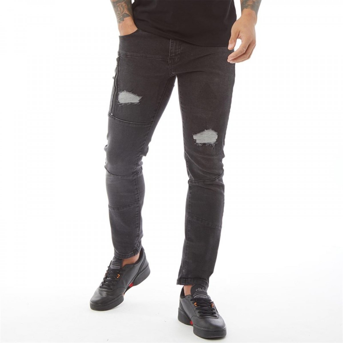 

Джинсы Crosshatch Edengrove Skinny Black Black, 30W 32L