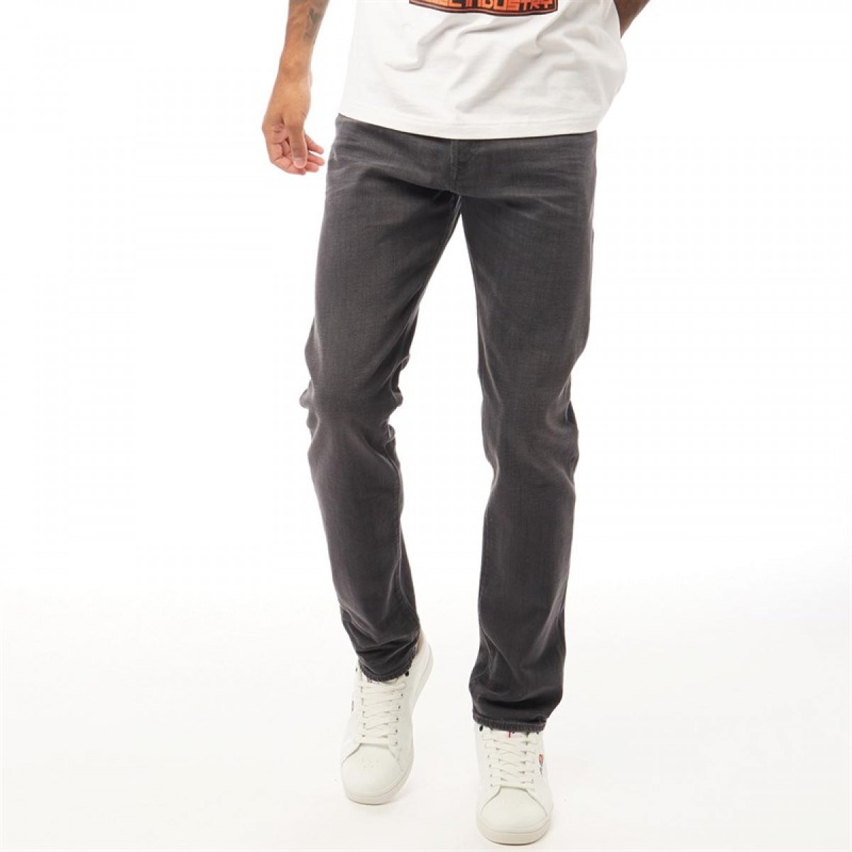 

Джинсы Diesel Buster 0859X Regular Slim Tapered Fit Grey Dark Grey, 28W 32L