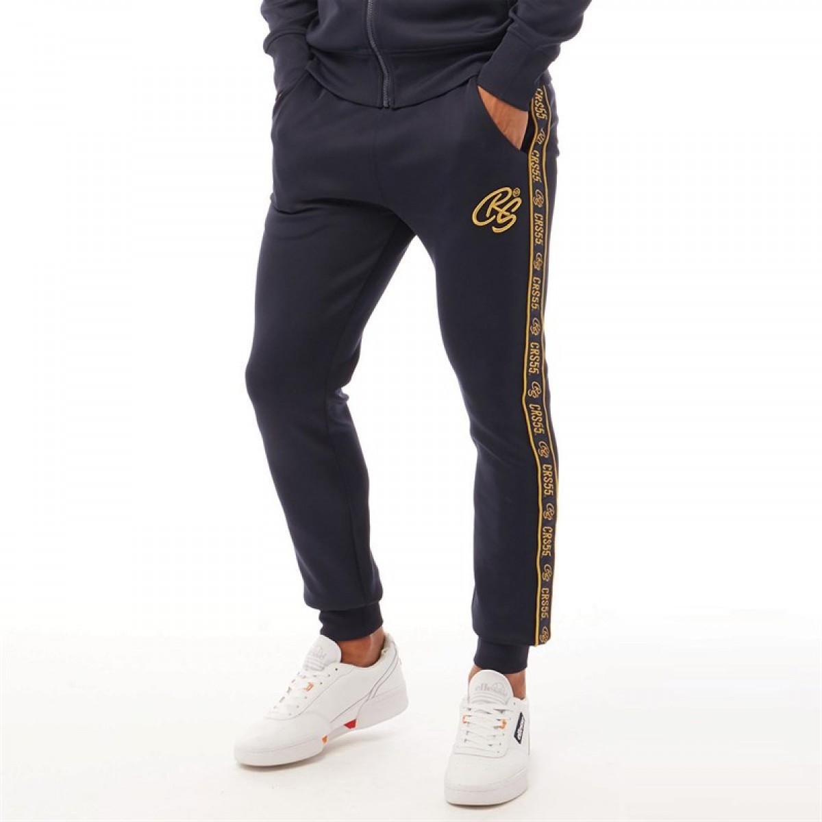 

Спортивные штаны Crosshatch Gold Bloom Tricot Gold Tape Navy Navy, XXL (52)