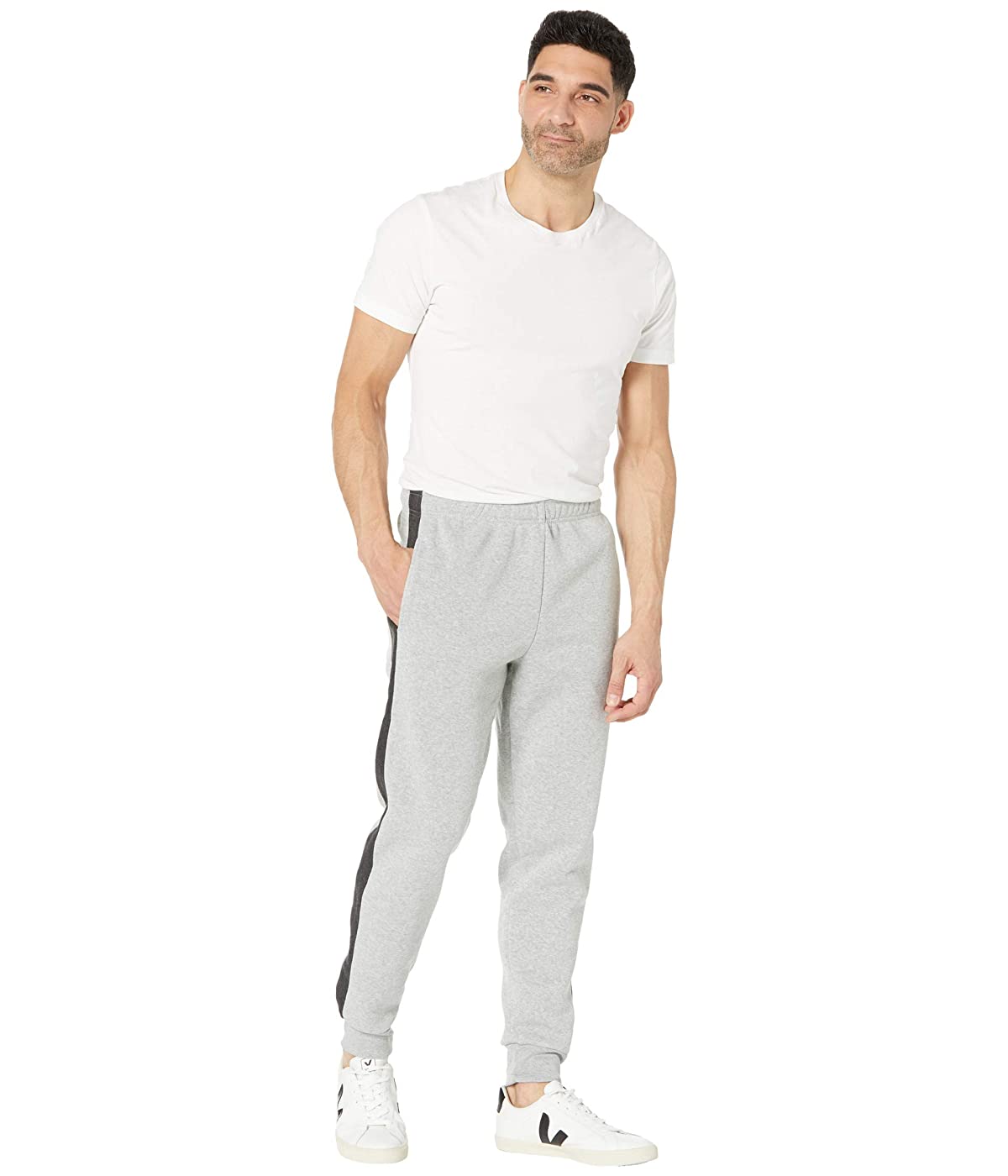 

Брюки спортивные U.S. POLO Contrast Rib Fleece Joggers Heather Grey, L (48)