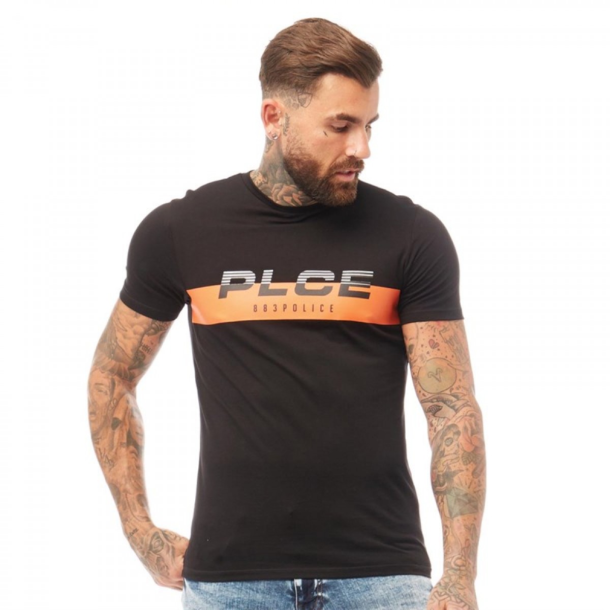 

Футболка 883 Police Justrun Black Black, S (44)