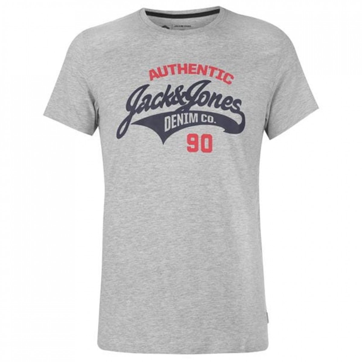 

Футболка Jack and Jones Core Heritage Logo Light Grey Marl, XXL (52)