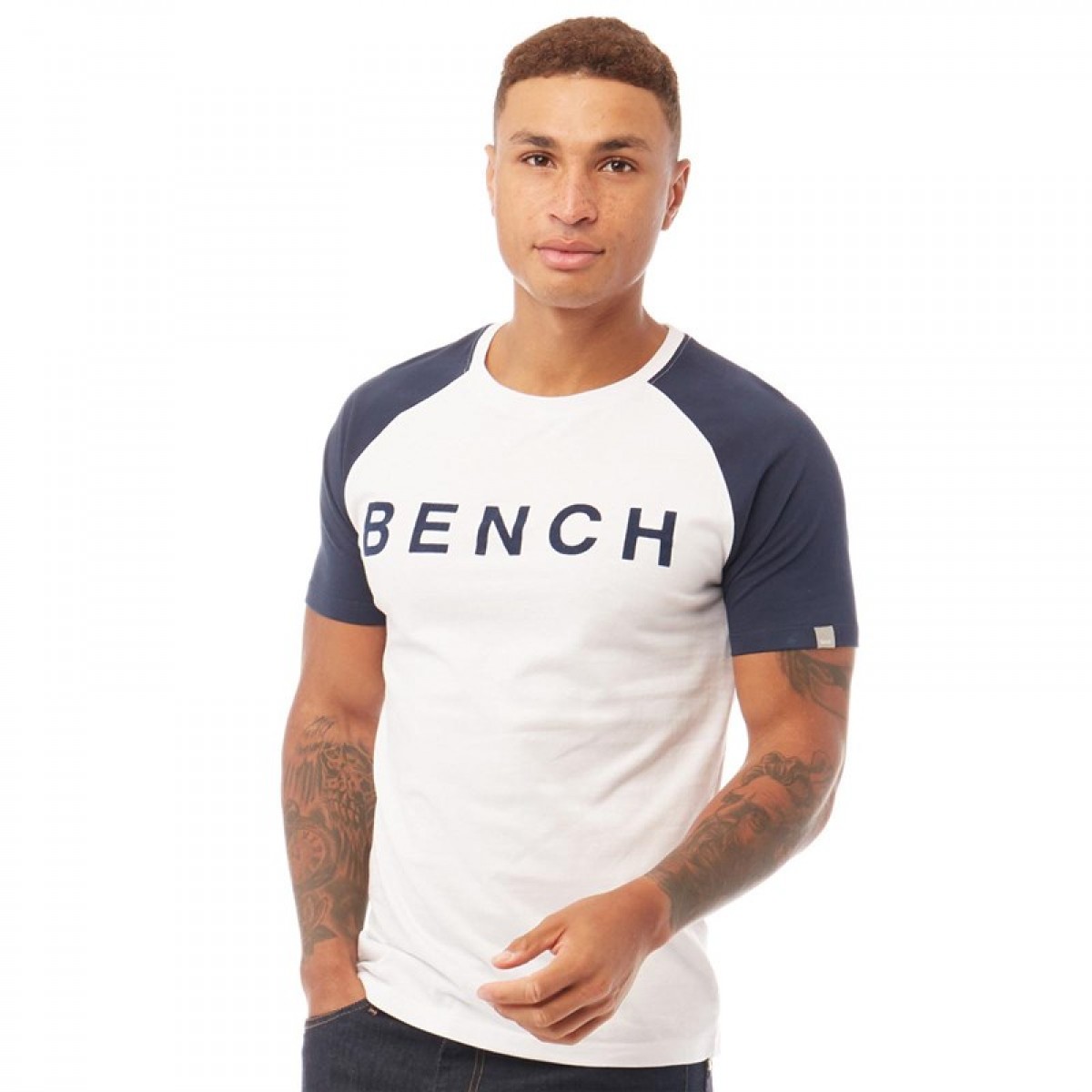 

Футболка Bench Maston White/Navy White, XL (50)