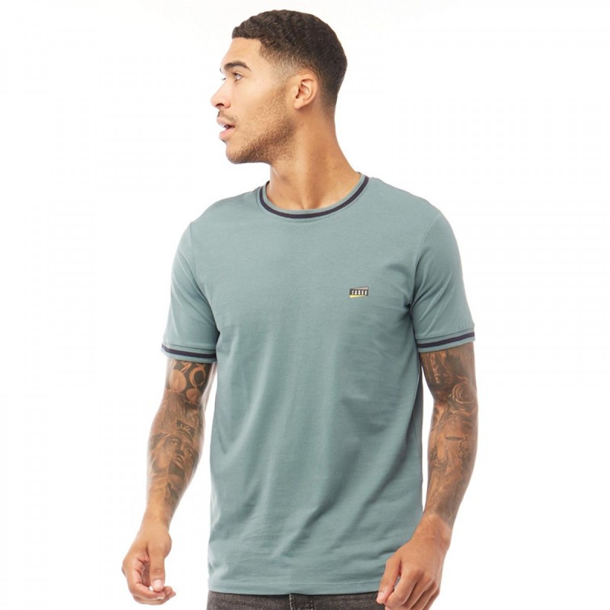 

Футболка JACK AND JONES Boris Neck On North Atlantic Green, S (44)