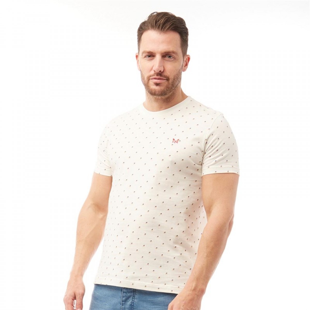 

Футболка Clothing Geo Print White/Tinsel Yellow/Blue Off White, M (46)
