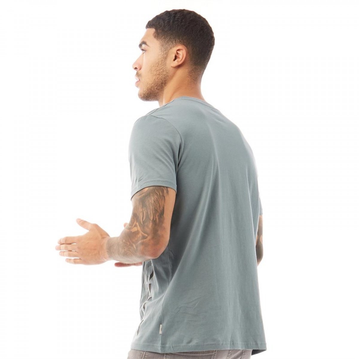 

Футболка Jack And Jones Structure North Atlantic Sage Green, S (44)