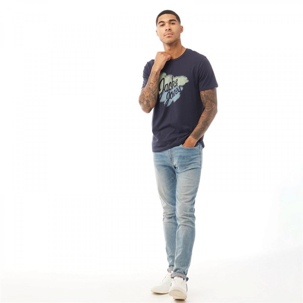 

Футболка JACK AND JONES Watt Navy Blazer Navy, S (44)