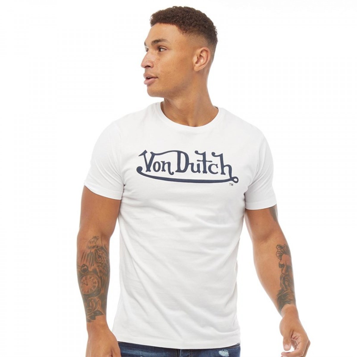 

Футболка Von Dutch V-Alfa B White White, L (48)