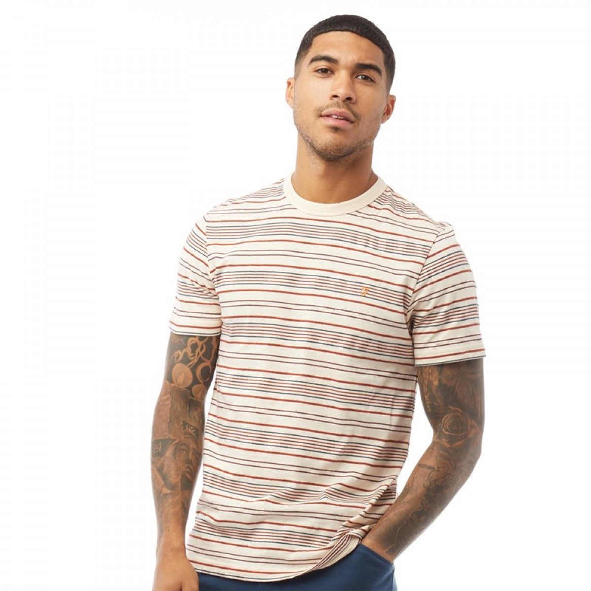 

Футболка Farah Vintage Rosedale Cream Ecru, XS (42)