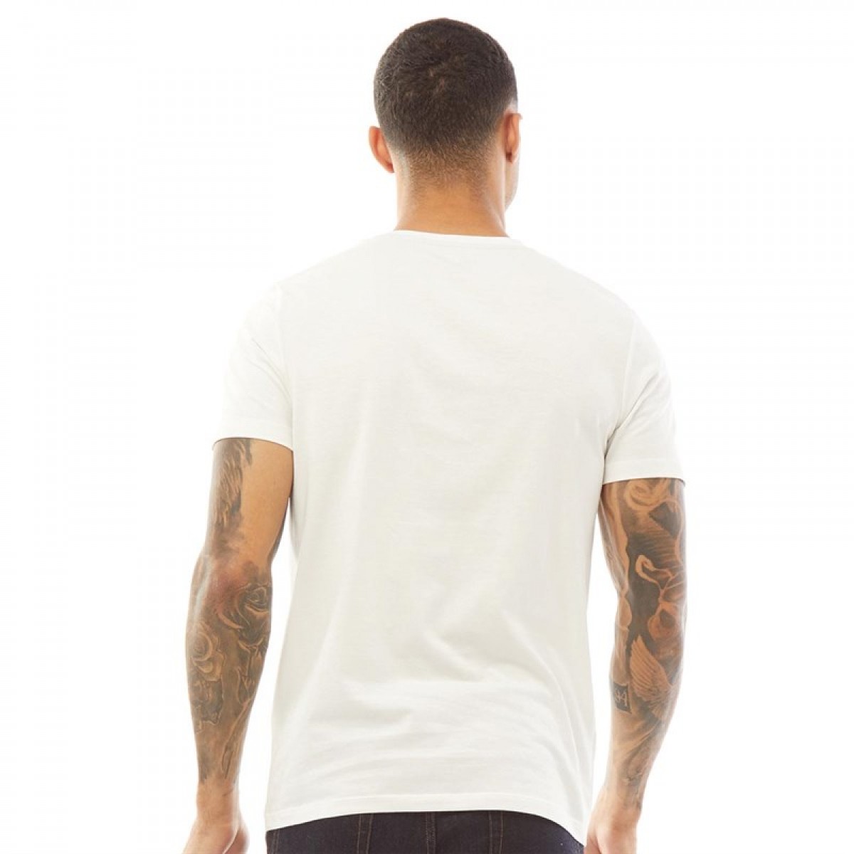 

Футболка JACK AND JONES Tonni Neck Cloud Dancer Off White, XS (42)