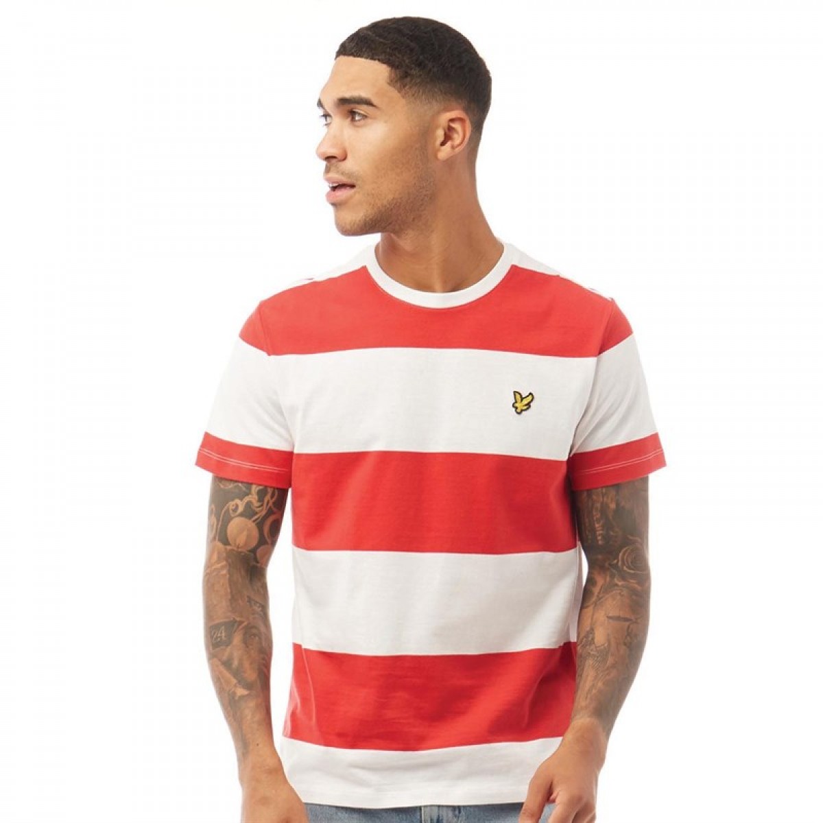 

Футболка Lyle And Scott Vintage Wide Stripe Z799 Gala Red Red, S (44)