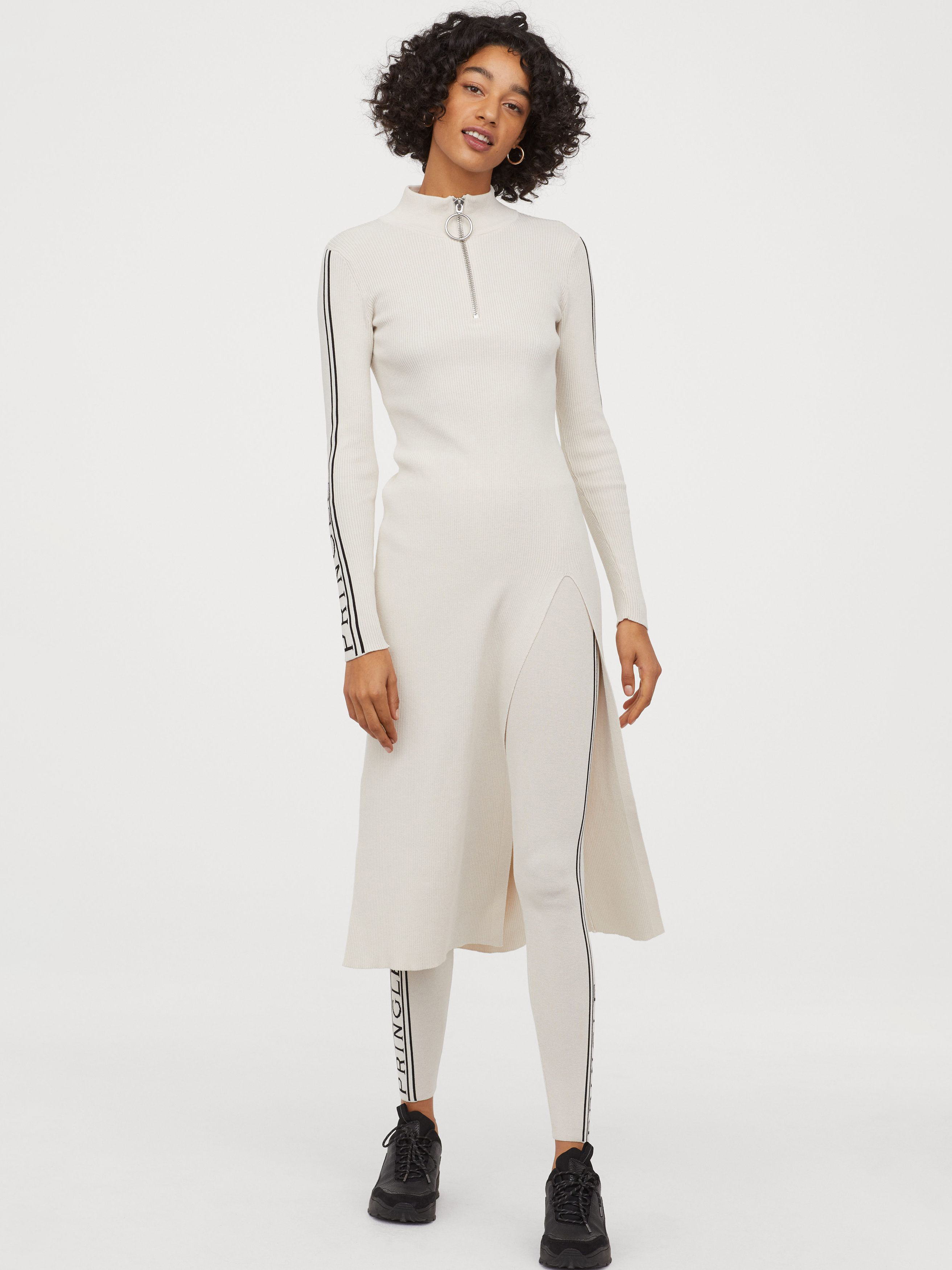 

Платье H&M M кремовый 2038041440