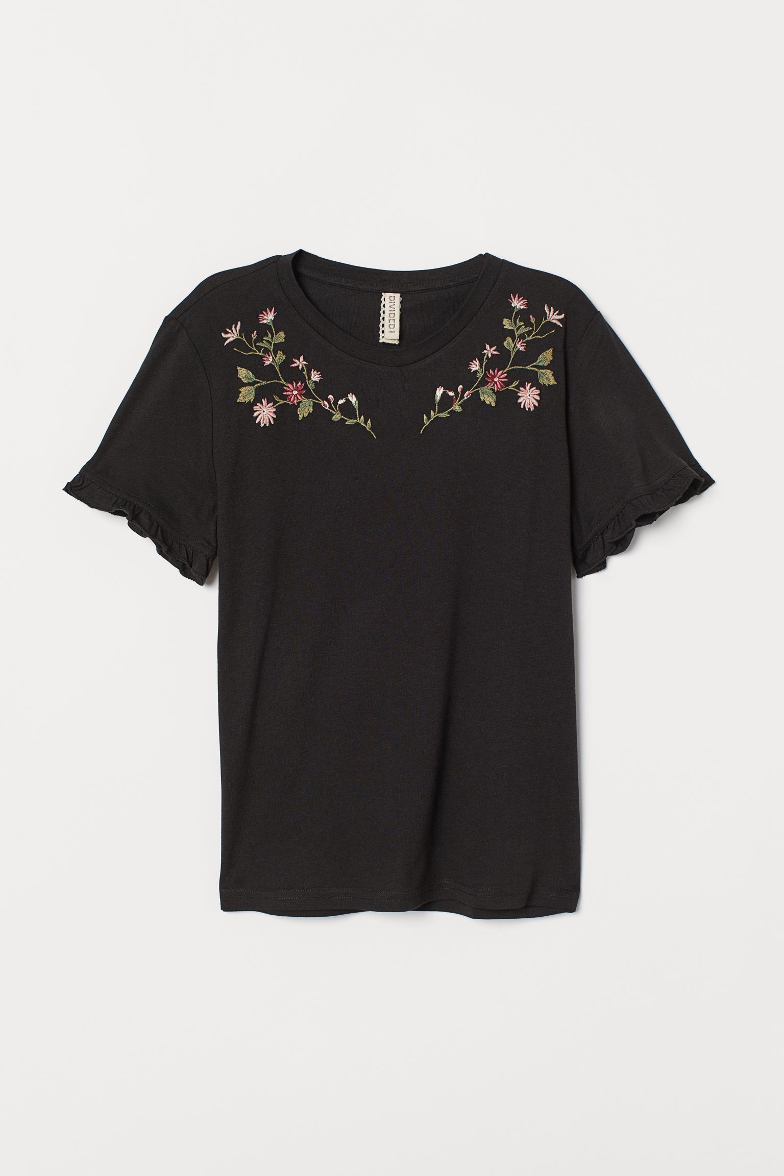 

Футболка H&M  черный 17048704422, Футболка H&M S черный 17048704422