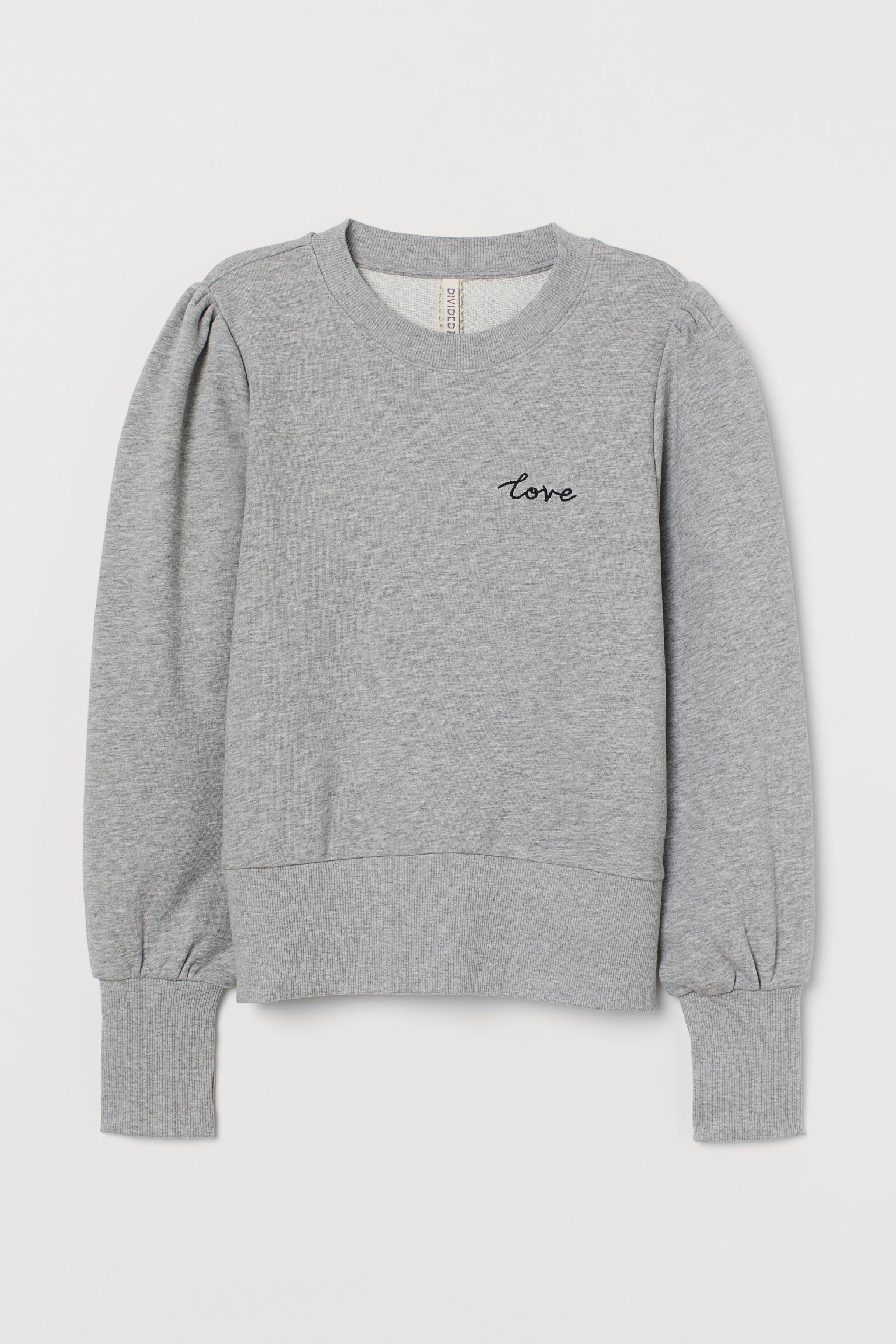 

Свитшот H&M S серый 11038116701