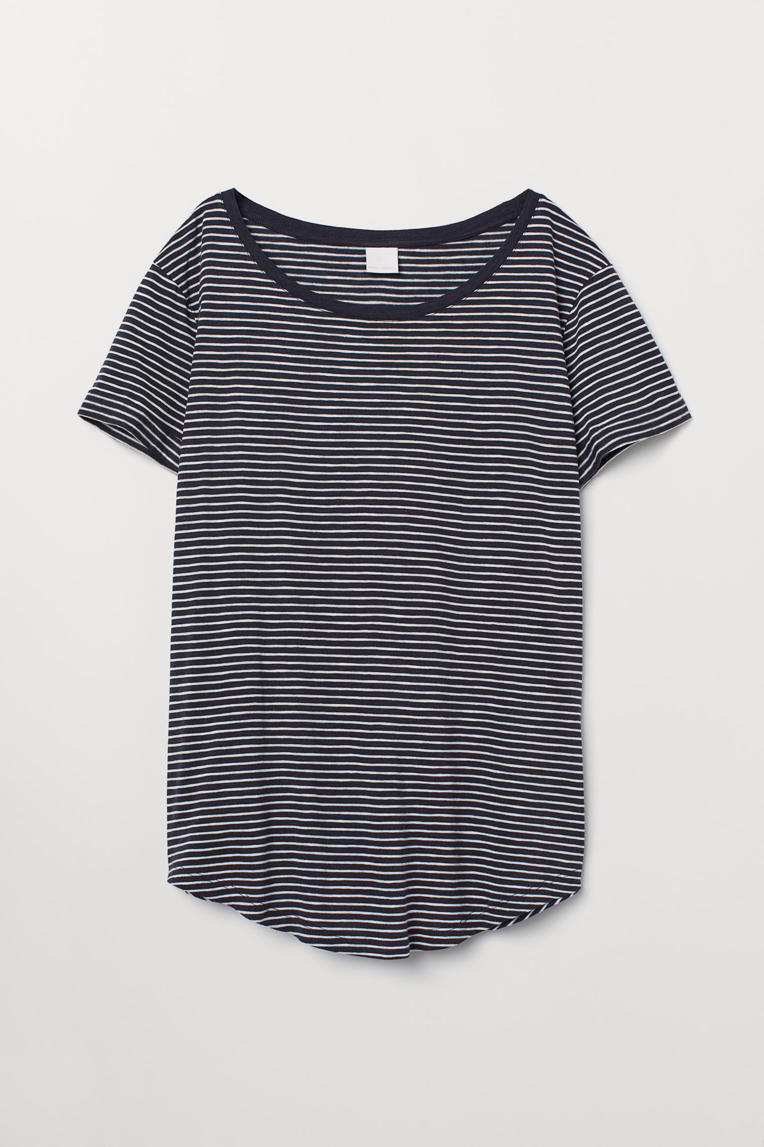 

Футболка H&M S бело темно синяя полоска 24045545989
