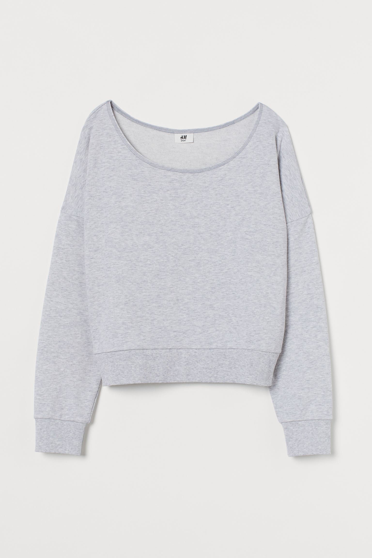 

Свитшот H&M M серый меланж 17048228882