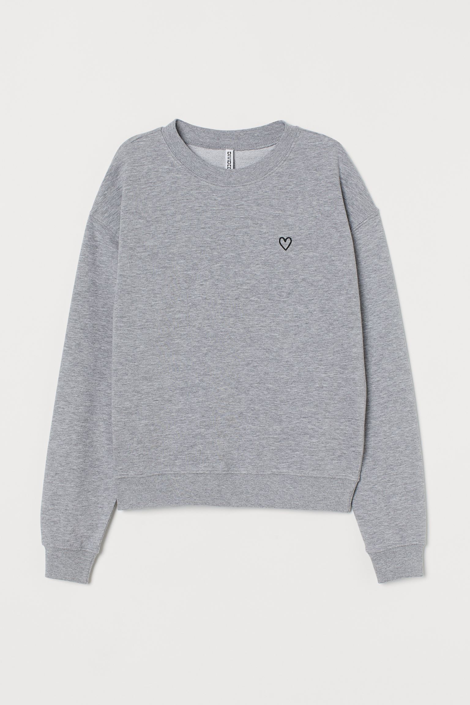 

Свитшот H&M XL серый меланж 3046779302