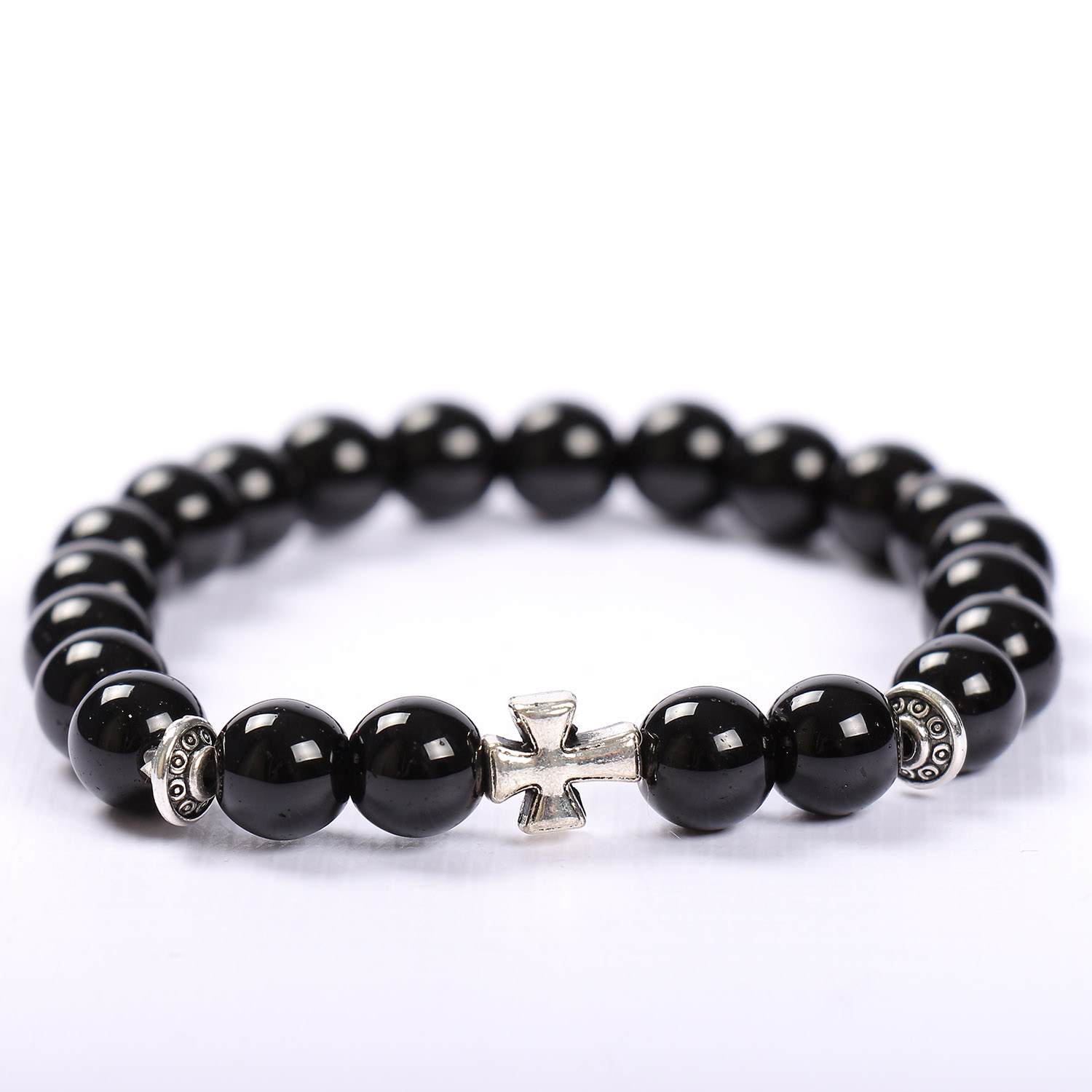 

Тибетский браслет из бусин Vishnya "Вера 1 Black"