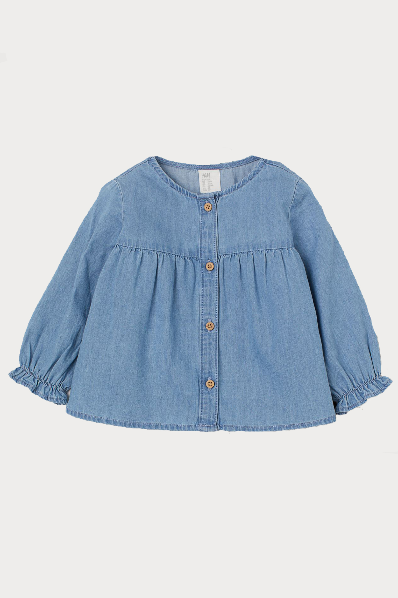 

Блуза H&M 92см голубой 23048067131