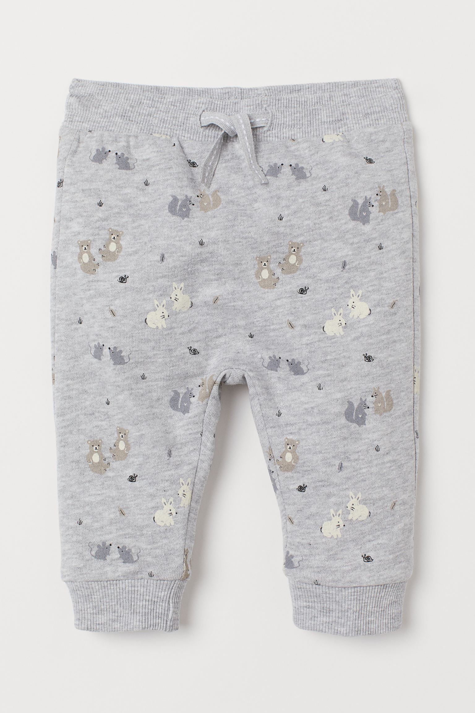 

Брюки H&M 80см серый животные 29046337859