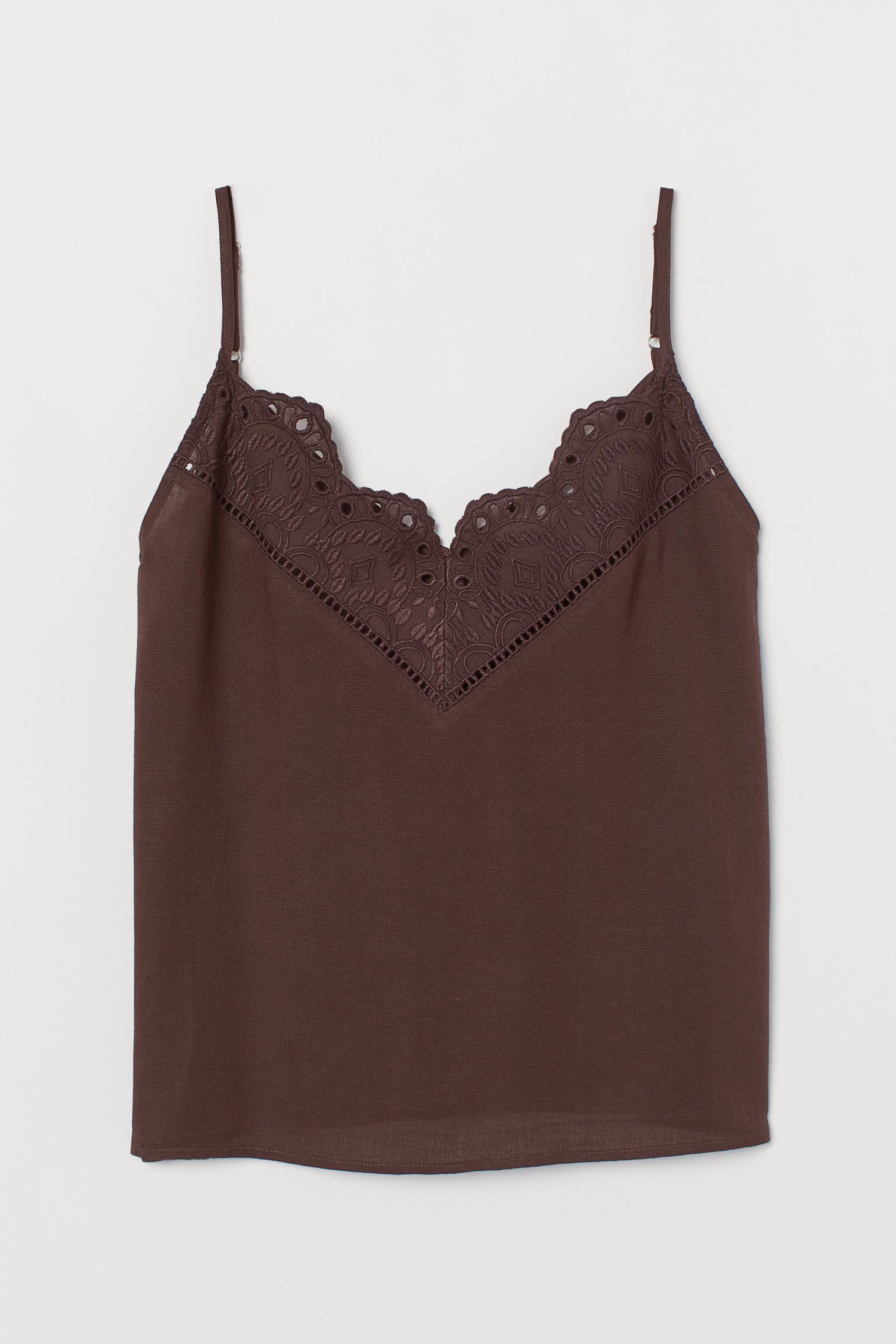 

Майка H&M  темно коричневый 31037077389, Майка H&M 36 темно коричневый 31037077389