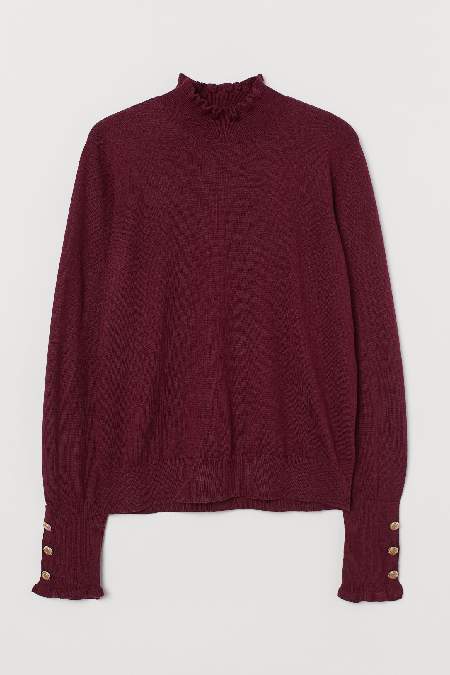 

Джемпер H&M M бордовый 1049082922