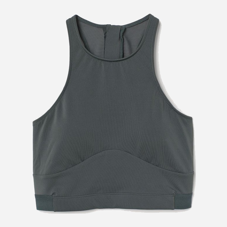 

Верхняя часть купальника H&M 060806989_green XL Серо-зеленая