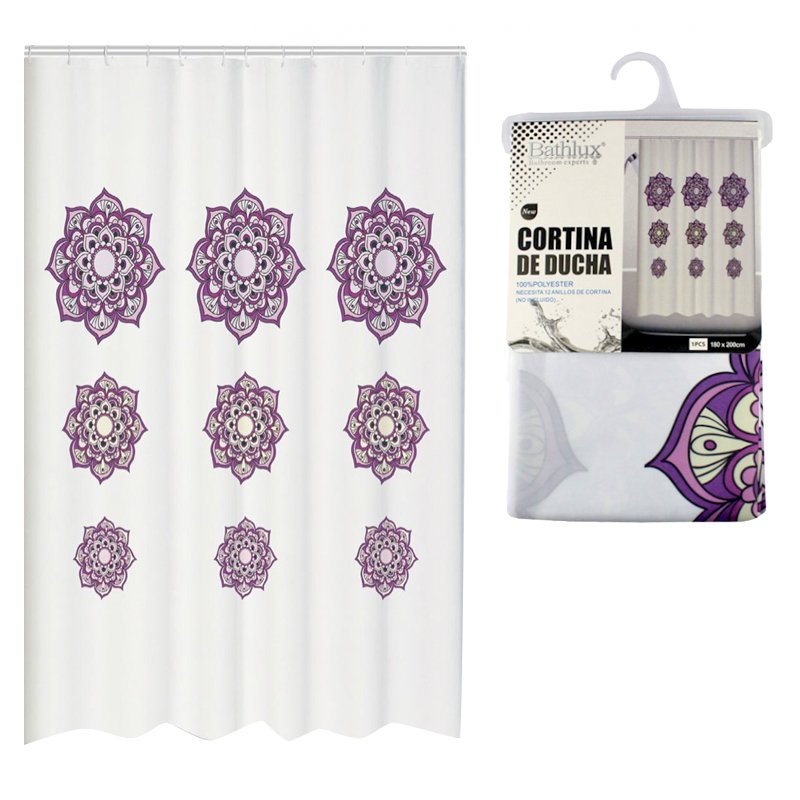 

Занавеска в ванную Bathlux Flor de clasico 60508 (132634)