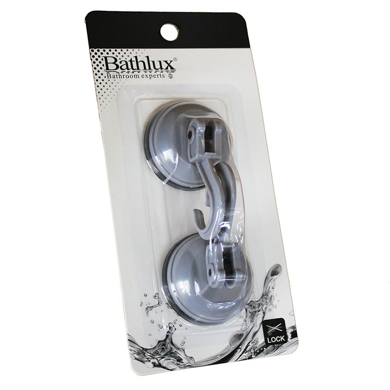 

Крючок для полотенца на вакуумной присоске 2шт. Bathlux Hojas 90219 (132685)