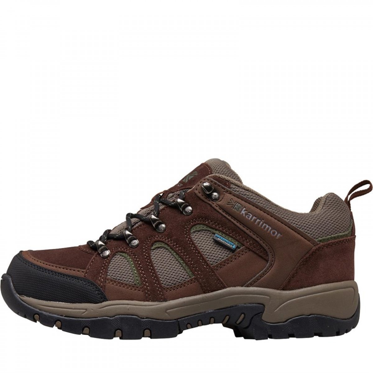 

Кроссовки Karrimor Bodmin Low 4 Weathertite Dark Brown/Green, 44 (285 мм)