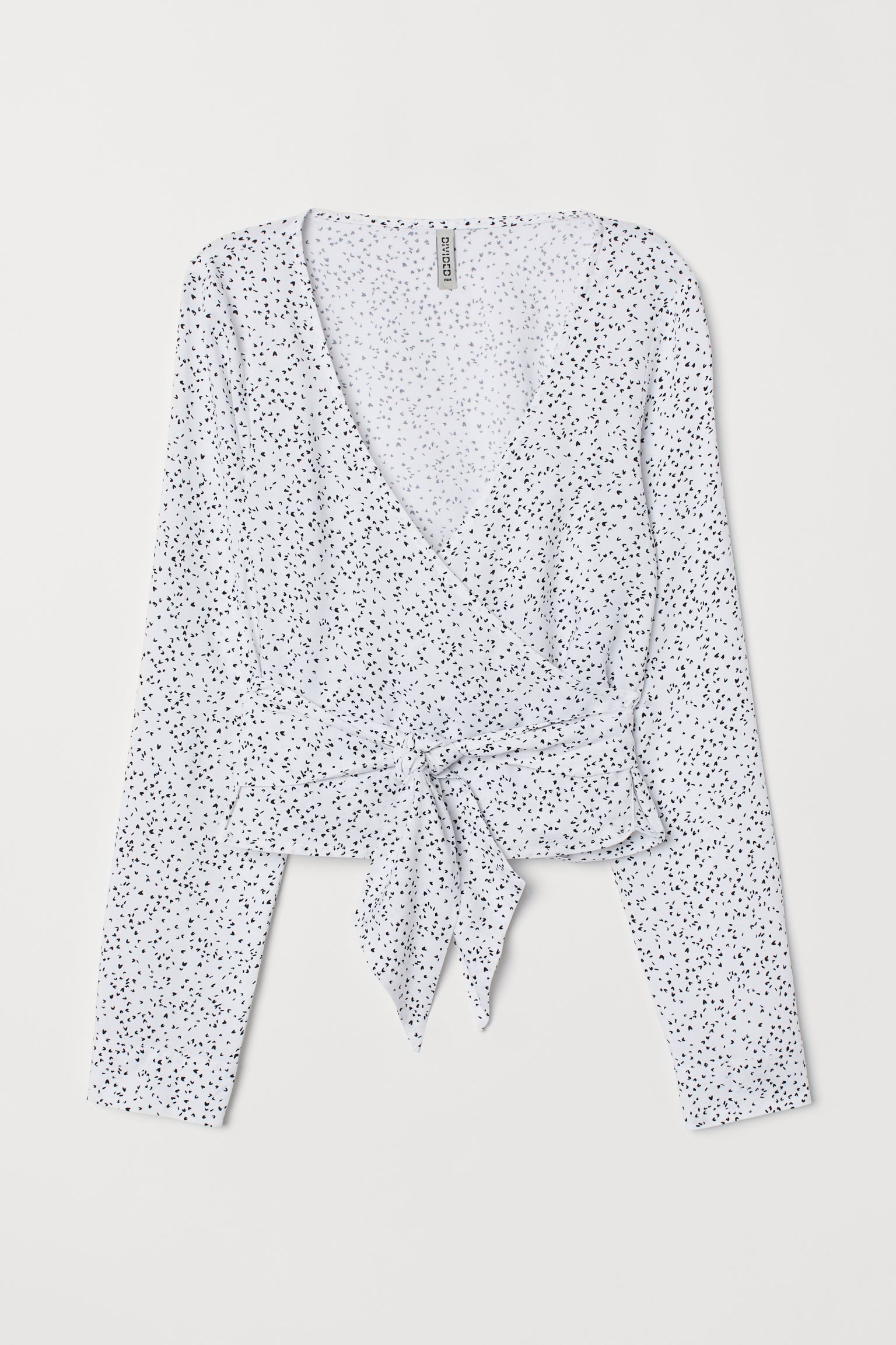 

Блуза H&M  белый принт 17037009269, Блуза H&M 36 белый принт 17037009269