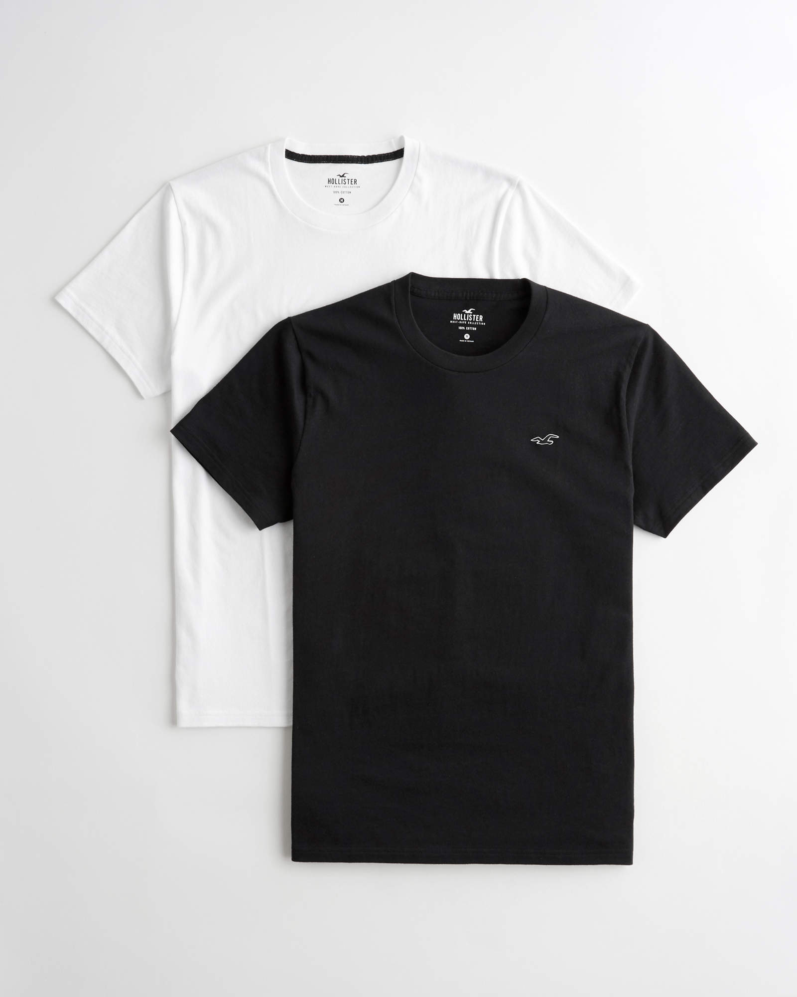 

Набор футболок (2 шт.) Hollister HC8327M XL Белый, черный