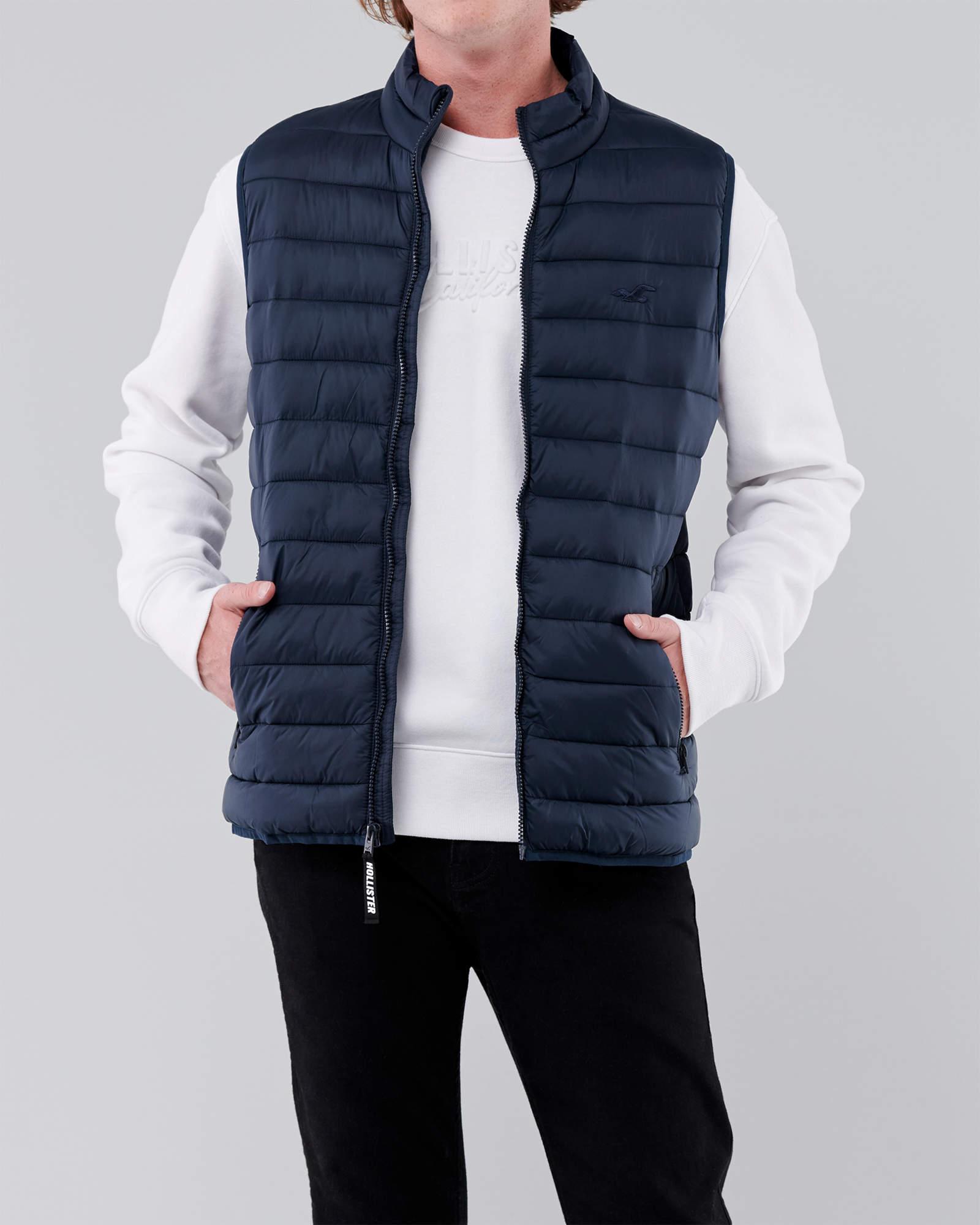 

Жилетка мужская Hollister HC8666M M Темно-синий