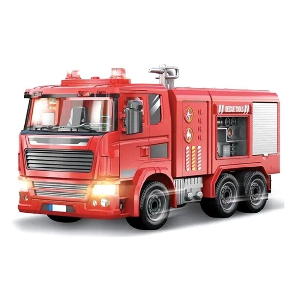 

Конструктор пожарная машина Play Smart Автомонтаж 99 деталей Красный (9705568)