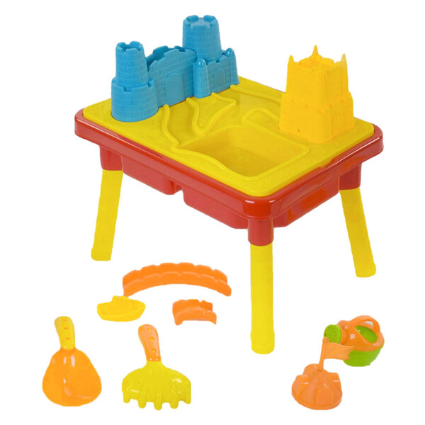 

Столик для песка и воды Jia Yu Toy игровой детский с пасочками Желтый (8844800)