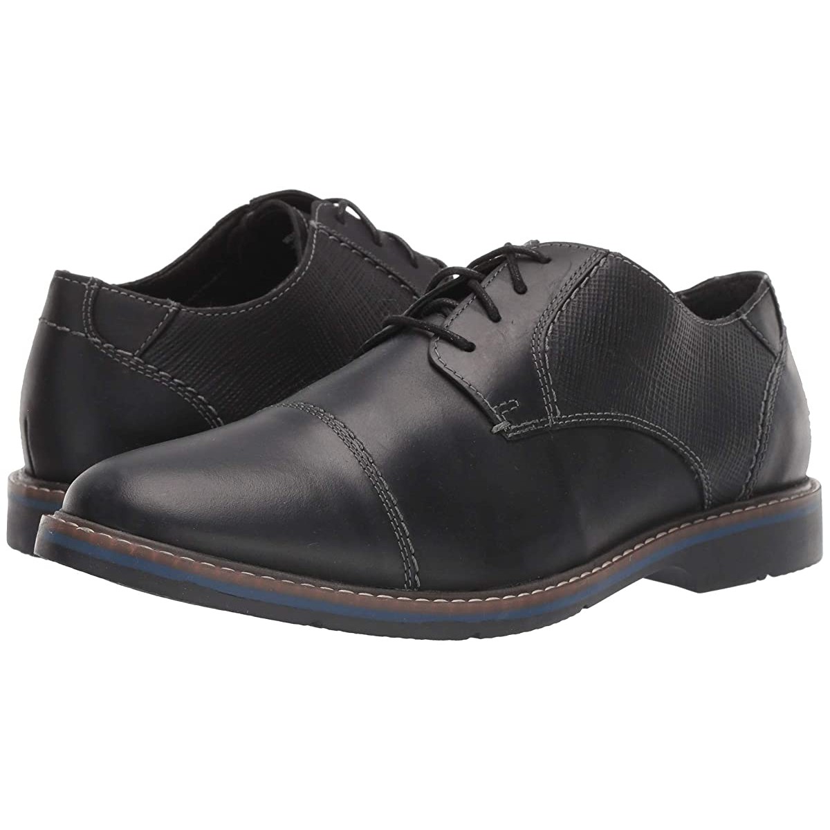 

Туфли оксфорды Nunn Bush Pasadena Cap Toe Oxford Black, 40.5 (255 мм)