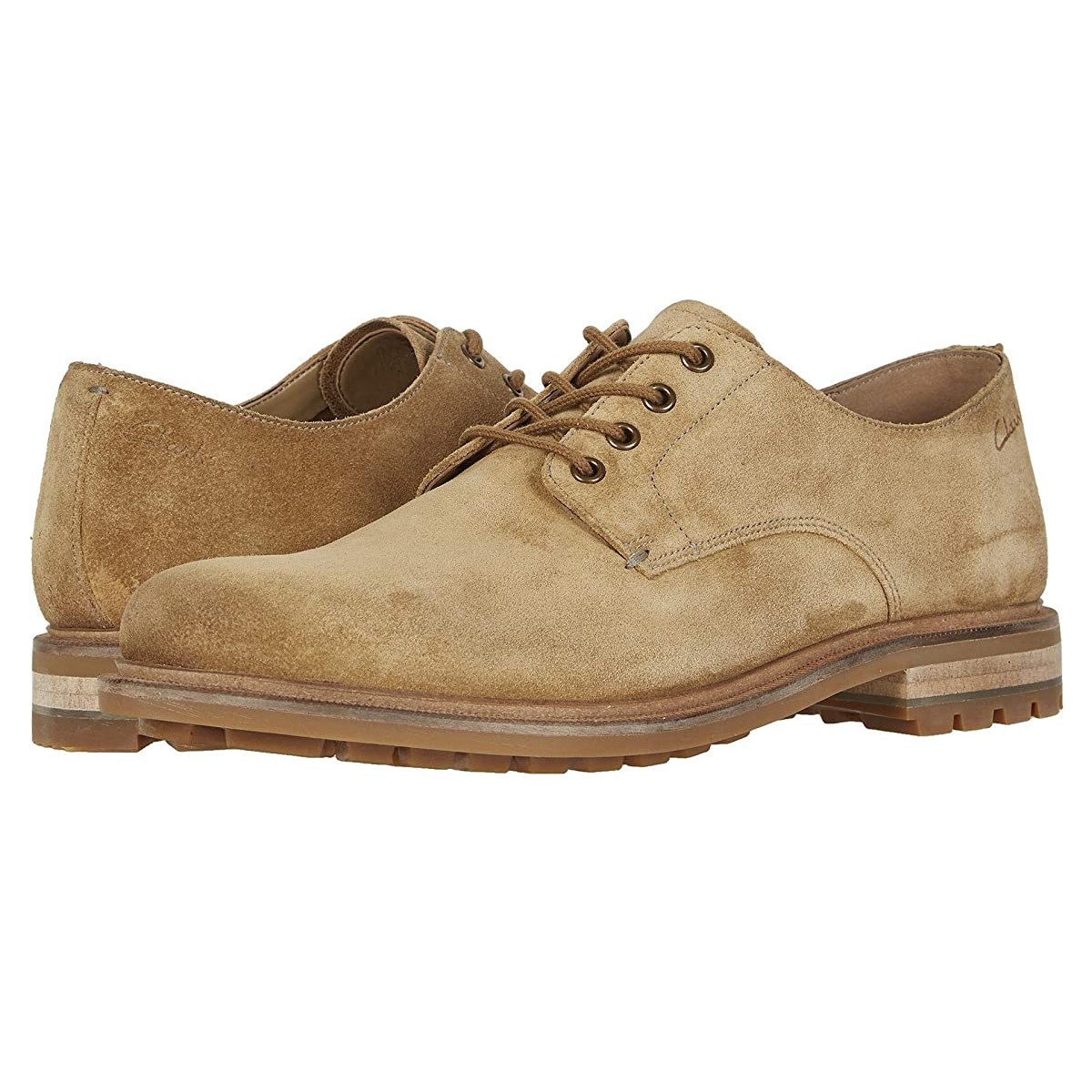 

Туфли оксфорды Clarks Foxwell Hall Dark Sand Suede, 44.5 (290 мм)