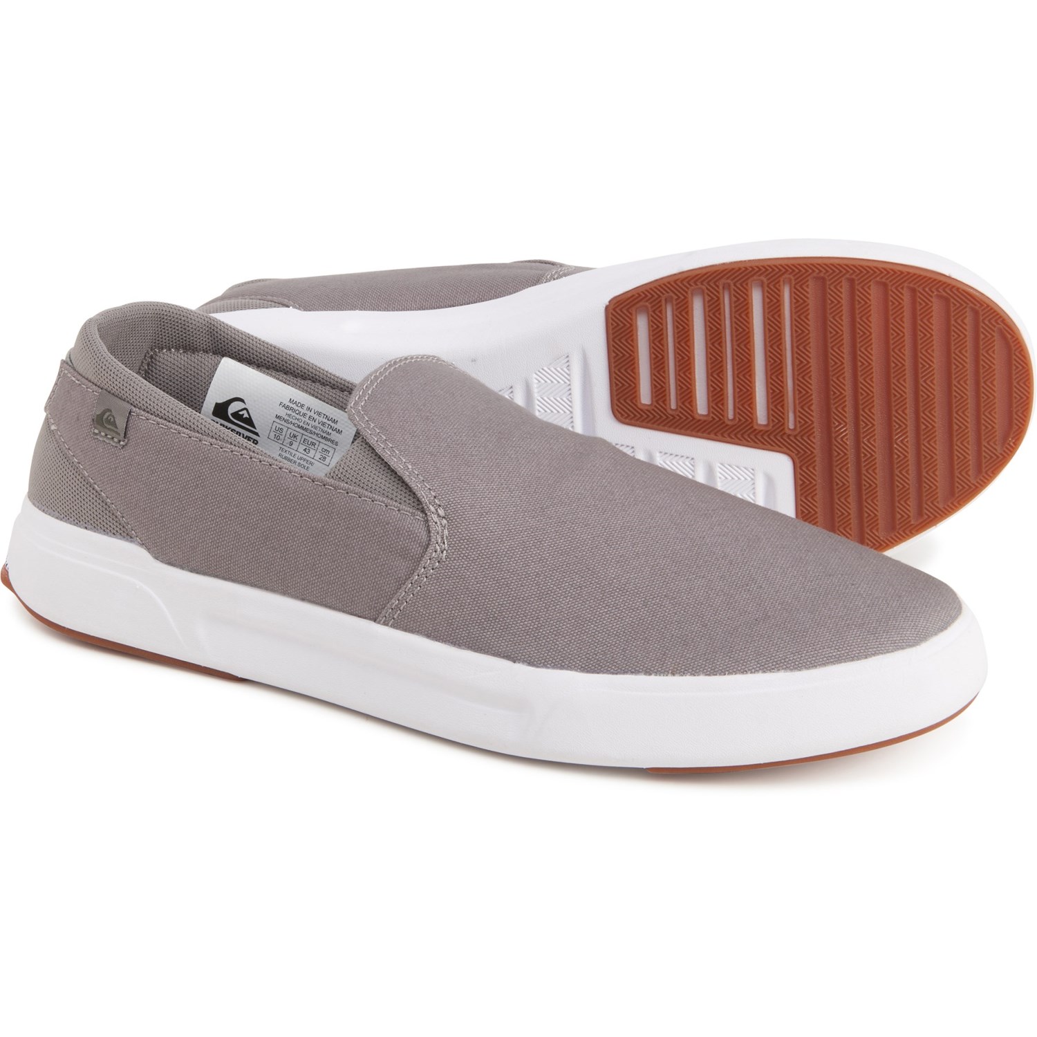 

Слипоны Quiksilver Surf Check II Premium Sneakers - Grey/Grey/Grey, 40 (250 мм)