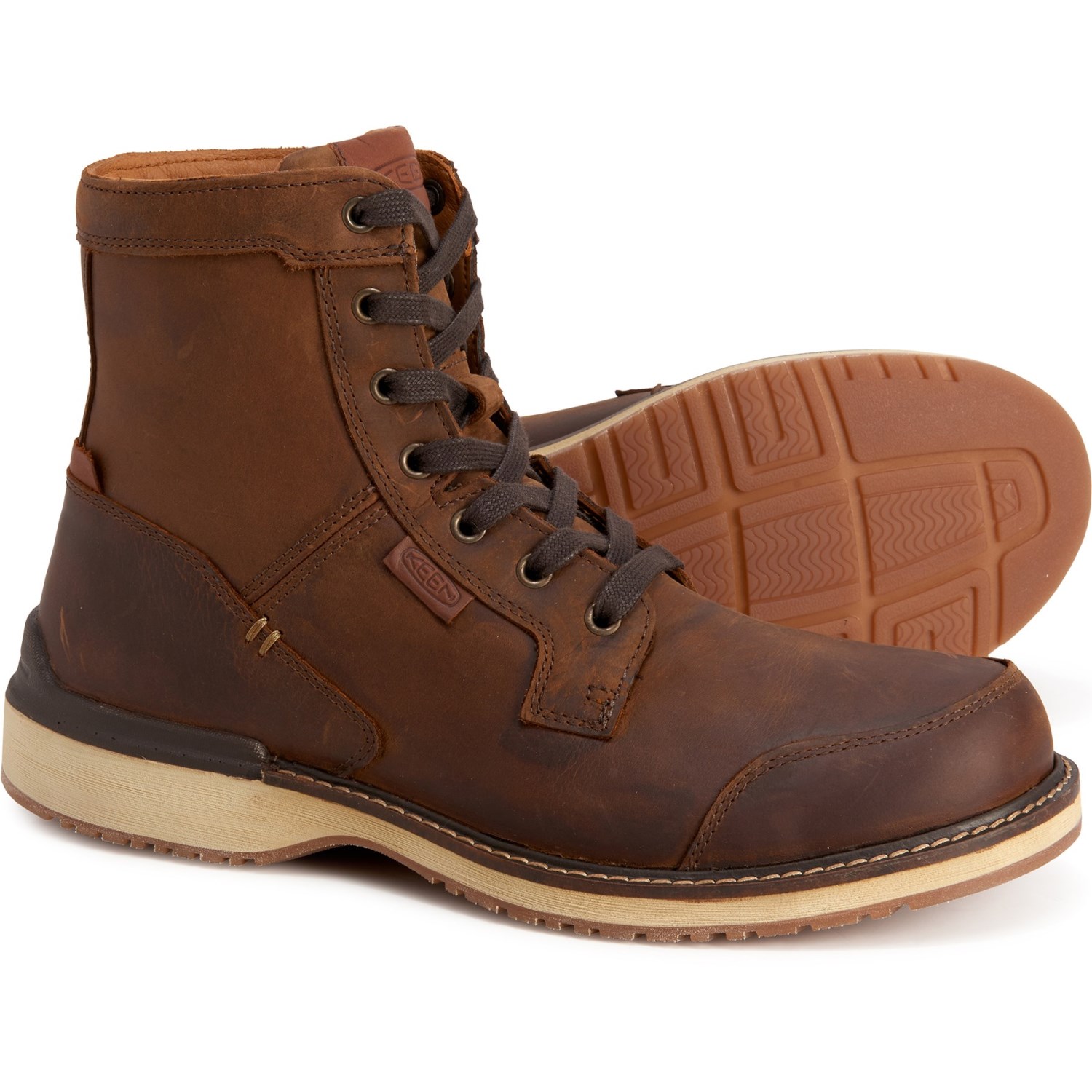 

Ботинки Keen Eastin - Leather Veg Brown, 41 (260 мм)