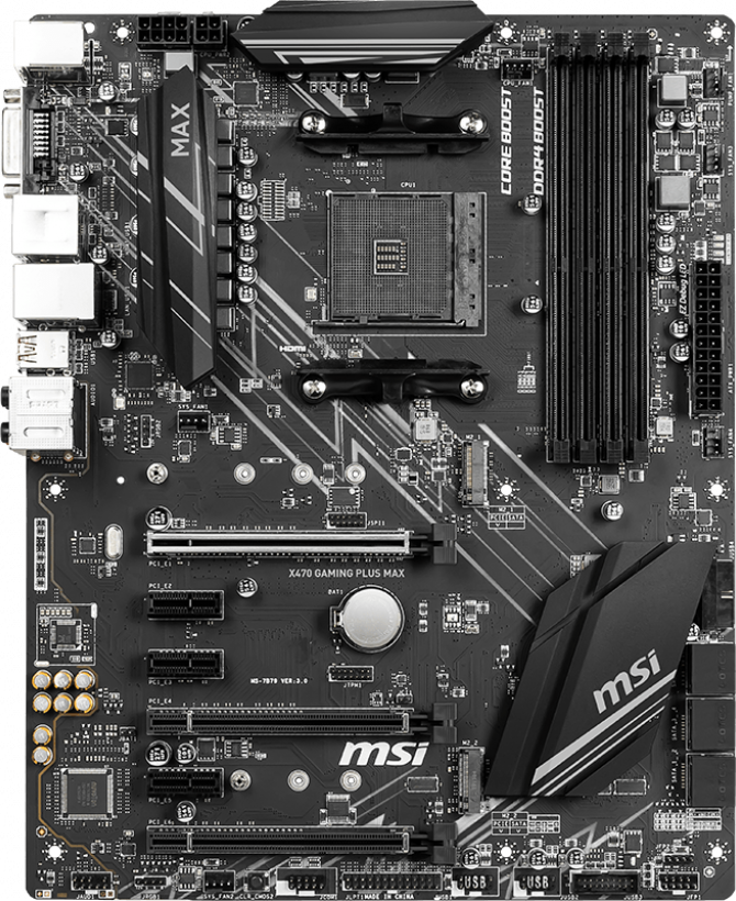 

Материнская плата MSI X470 Gaming Plus Max (sAM4, AMD X470, PCI-Ex16)