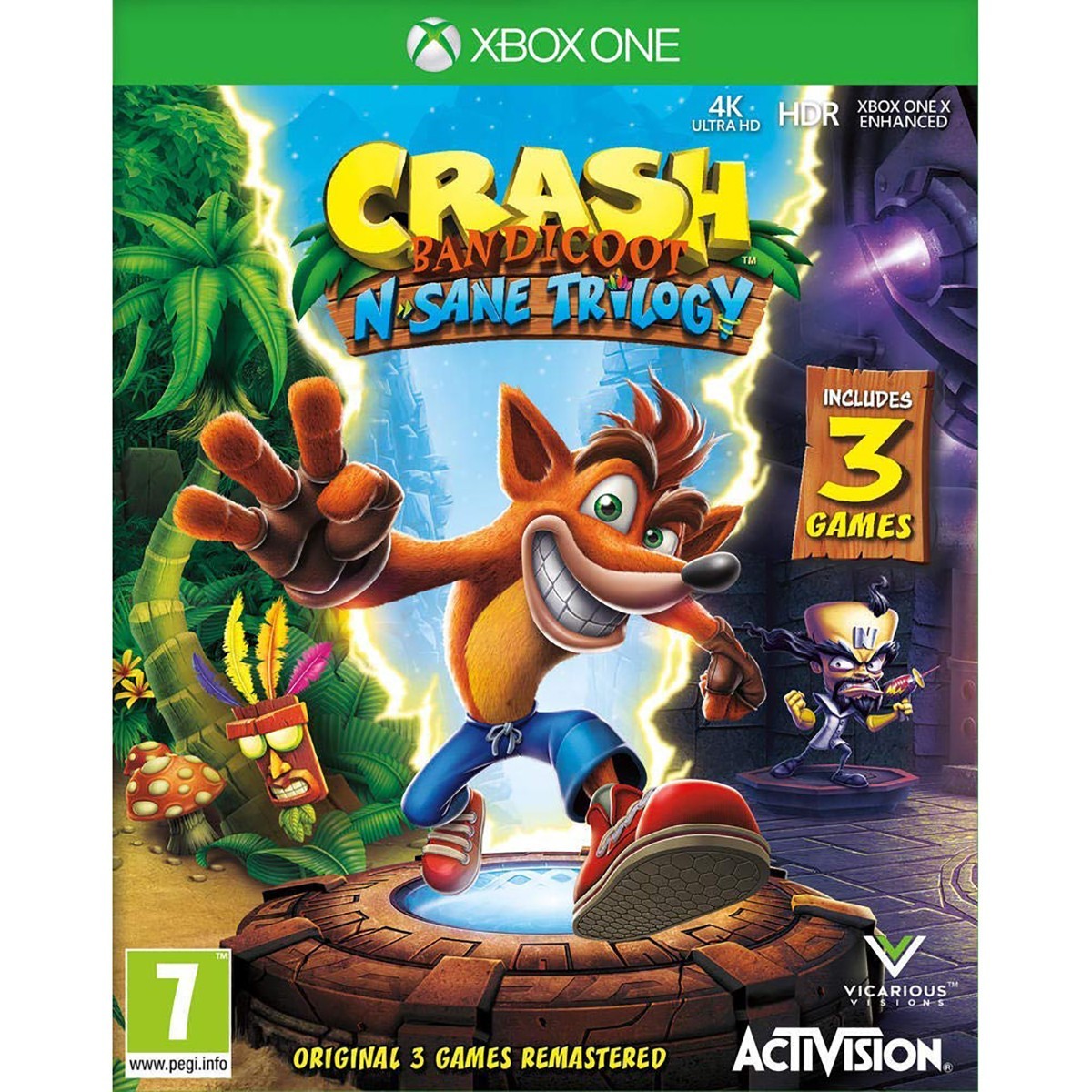 

Crash Bandicoot N'sane Trilogy XBox One (Английская версия)