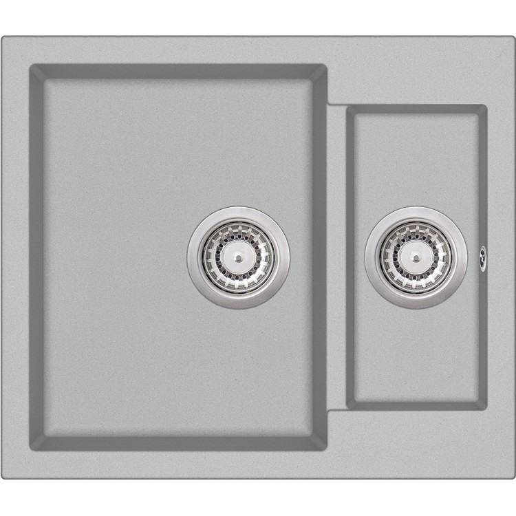 

Кухонная мойка AquaSanita Tesa SQT150W-220 (Argent - Warm concrete), аргент