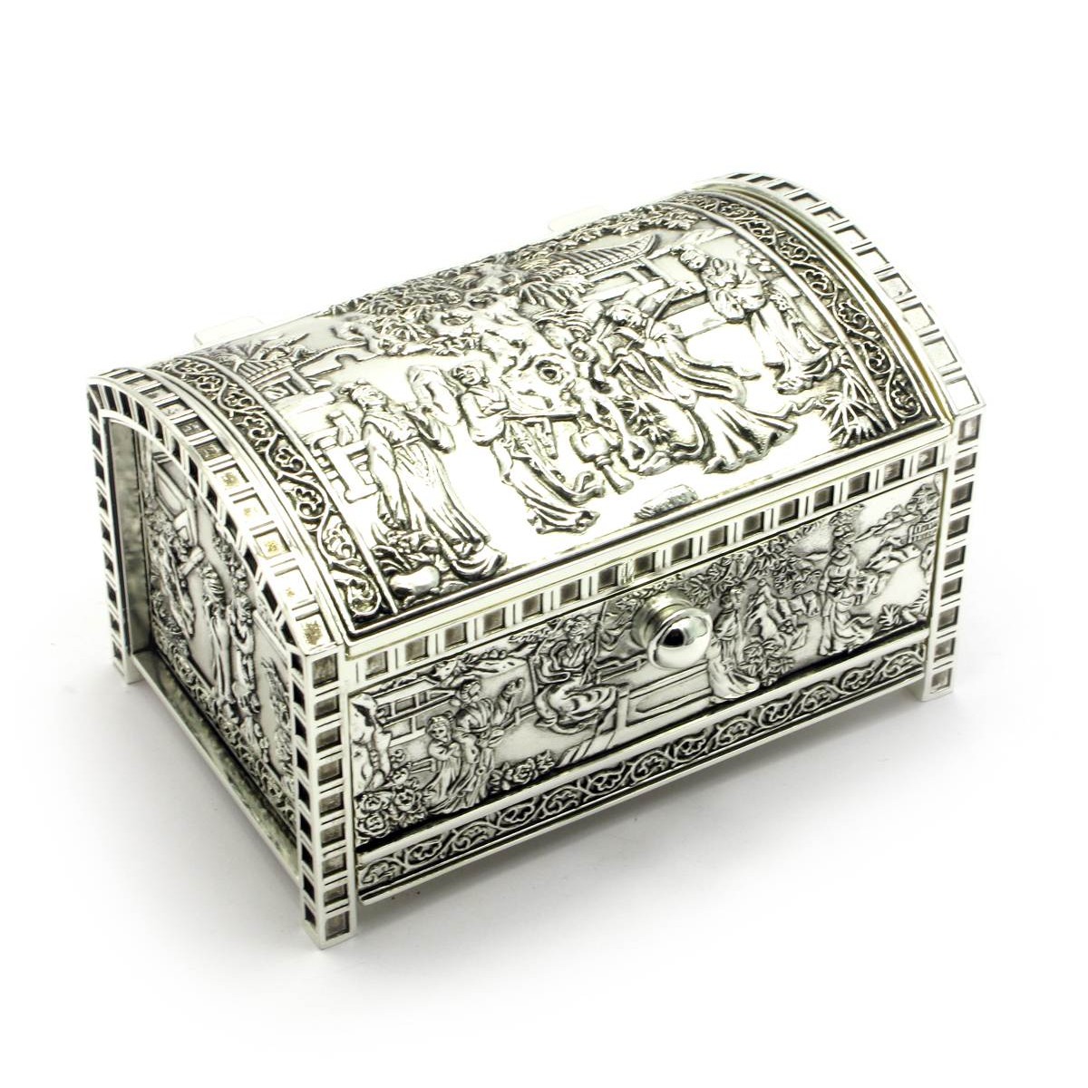 

Шкатулка металл с зеркальцем (15х9х9,5 см) 27931